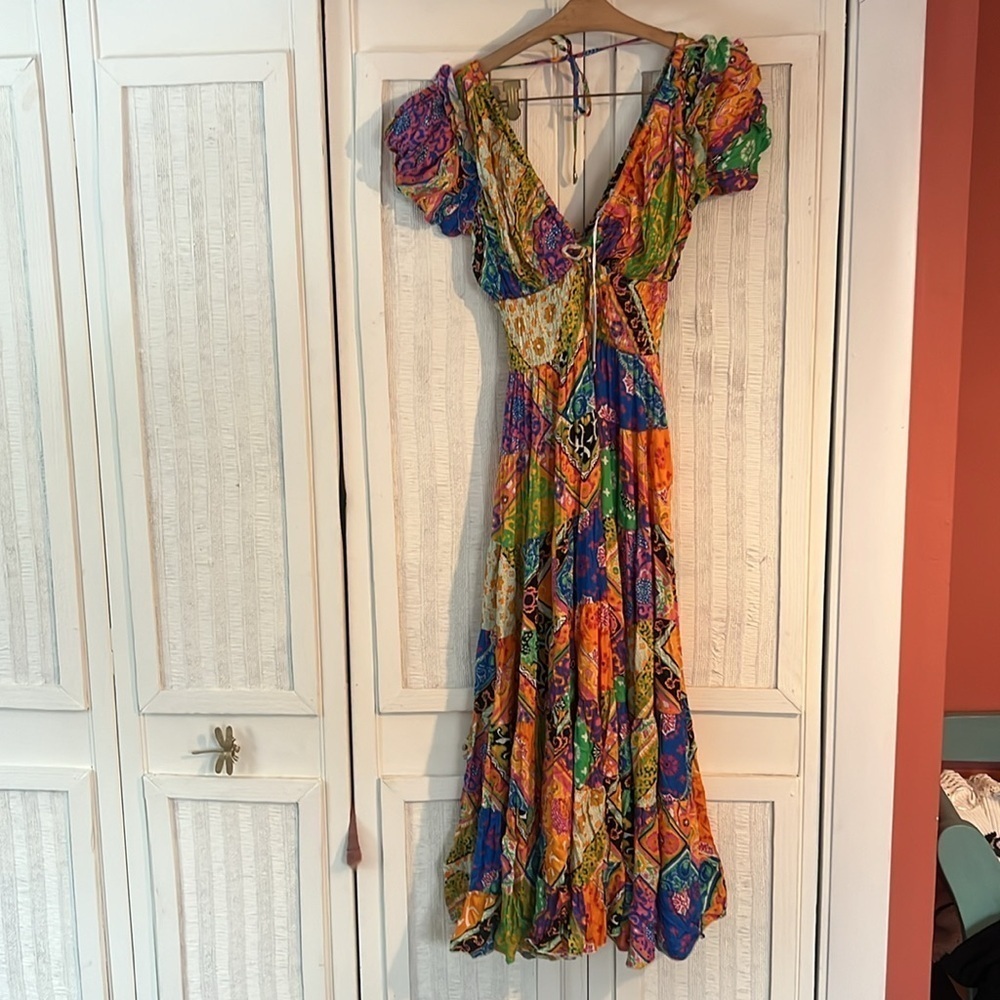 Love the Label Maxi Caroline dress NWT SZ XS - Picture 4 of 9